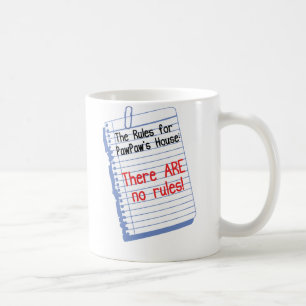 Keine Regeln am Haus der Papaya Kaffeetasse