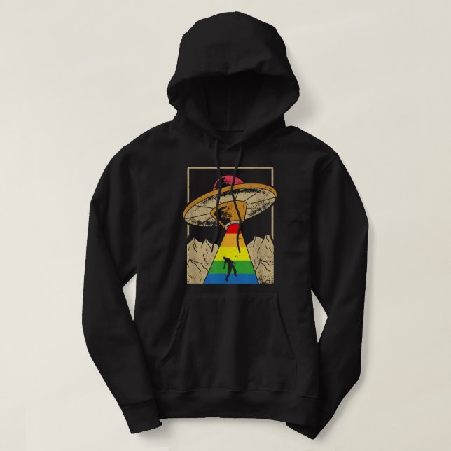 Keine Regeln LGBT Pride Genderqueer Copy Hoodie (Design vorne)