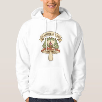 Keine Romanze, nur Vibes | Süßer Frosch Pilzkern Hoodie