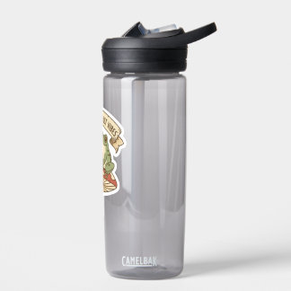 Keine Romanze, nur Vibes | Süßer Frosch Pilzkern Trinkflasche