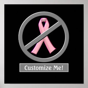 Keine rosa Ribbons mehr! Poster
