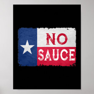 Keine Sauce zu Central Texas Grillen Brisket Byrbe Poster