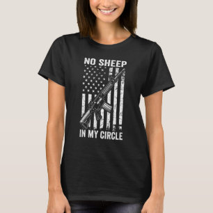 Keine Schafe in meinem Kreis USA Patriotisch Pro W T-Shirt
