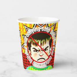 Keine Schikanen Pappbecher