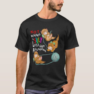Keine Schläge für die albernen kleinen Kerl-Vorwür T-Shirt