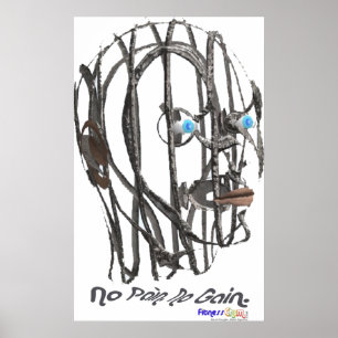 Keine Schmerz kein Gewinn (Plakat) Poster