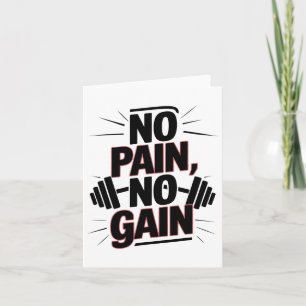 Keine Schmerzen Keine Gymnastik Motivation Bodybui Karte