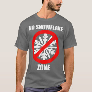 KEINE SCHNEEFLAKE-ZONE DAS SCHIRM POLITISCHES T-SH T-Shirt