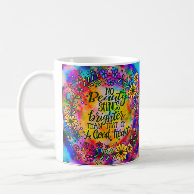 Keine Schönheit Shines Brighter Kaffeetasse (Links)