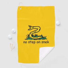 Keine Schritte auf snek memes Gadsden parody SnekR Golfhandtuch