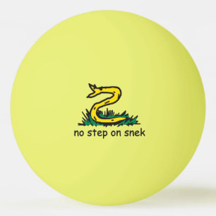 Keine Schritte auf snek memes Gadsden parody SnekR Tischtennisball