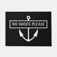 Keine Schuhe, bitte Dock Mat.