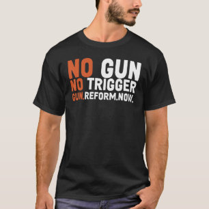 Keine Schusswaffe tragen Orange Enough Gun Violen T-Shirt