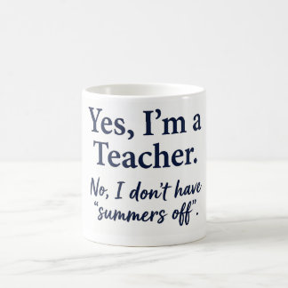 "Keine Sommerpause" Sarkastischer Spruch Kaffeetas Kaffeetasse