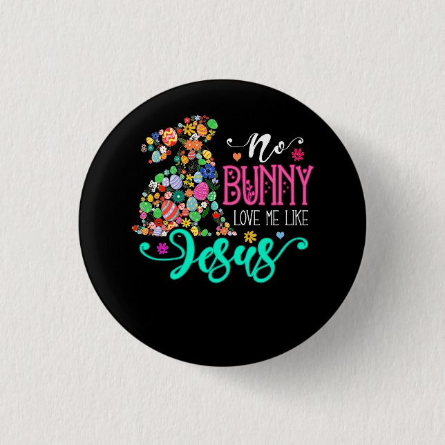 Keine sonnigen Lieben Ich mag Jesus Christliches O Button (Vorderseite)