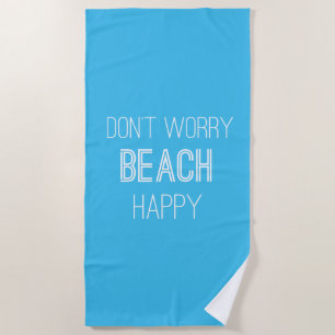 Keine Sorge Beach Happy Strandtuch