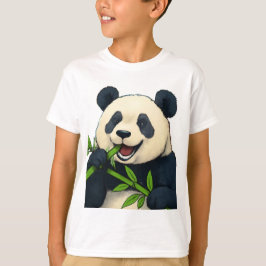 Keine Sorge, essen Sie Bamboo - Panda Art T-Shirt