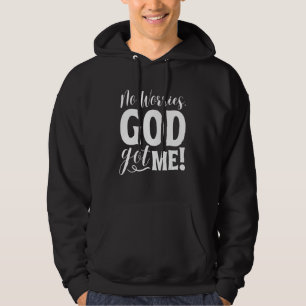 Keine Sorge, Gott Got mich Afrikaner Christlich Hoodie