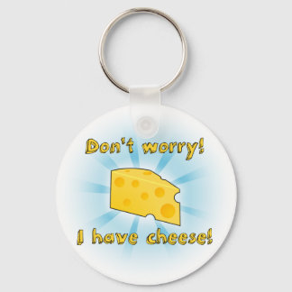 Keine Sorge, ich habe Käse - Gradient Schlüsselanhänger