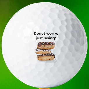 Keine Sorge, nur Schokoladenspüten schwenken Golfball
