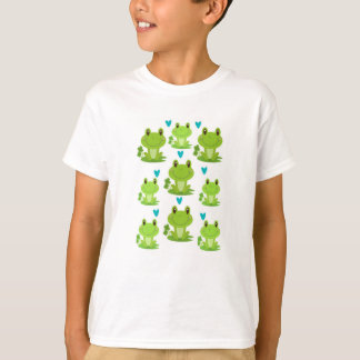 Keine Sorge, sei hoppy: Die glückliche Froschparad T-Shirt