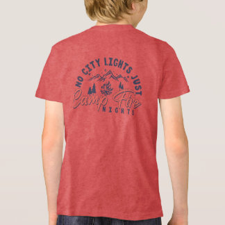 Keine Stadtbeleuchtung, nur Campfeuerabende Tri-Blend Shirt