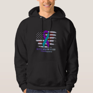 Keine Story sollte zu bald Ende Flag Suicide Awar Hoodie