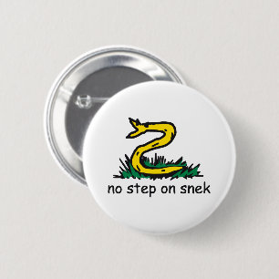 Keine Stufe auf Snek-Meme Gadsden-Parodie SnekRigh Button