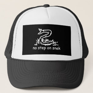 Keine Stufe für Snek-Memes Gadsden-Slange Rechts s Truckerkappe
