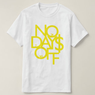 Keine Tage Weiß/Gelb T-Shirt
