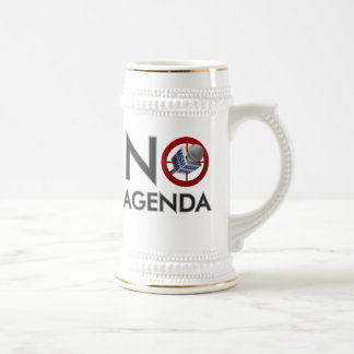Keine Tagesordnungs-Show Stein Bierglas