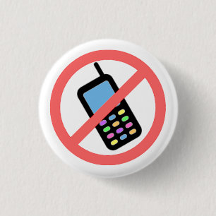 Keine Telefone! Button