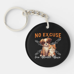 Keine Tierquälerei Tierrechte Design für Tierliebh Schlüsselanhänger