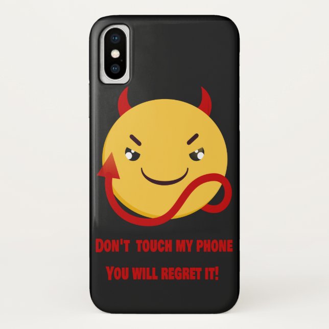 Keine Touch Case-Mate Barely iPhone X Hülle (Rückseite)