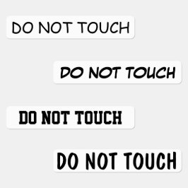 Keine Touch Etiketten