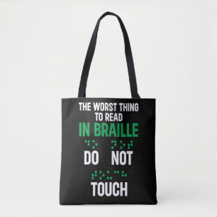Keine Touch lustigste schlimmste Sache zu lesen in Tasche