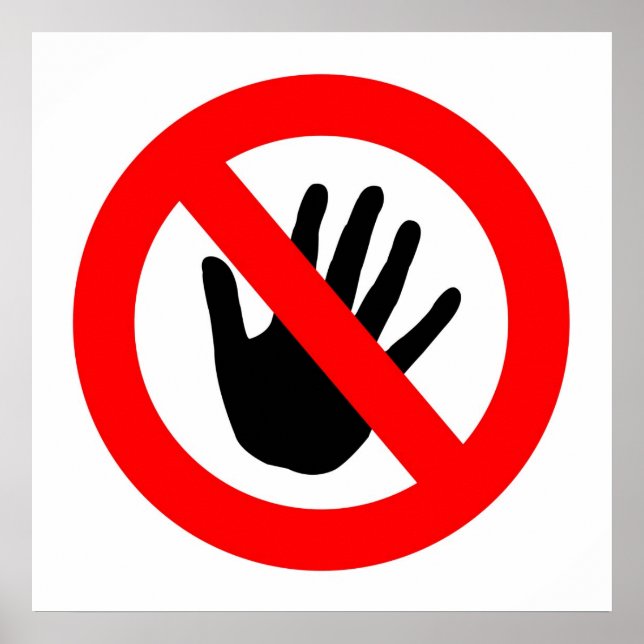 Keine Touch Poster (Vorne)
