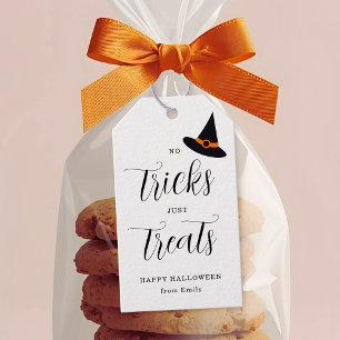 Keine Tricks nur Leckereien glücklich Halloween Geschenkanhänger