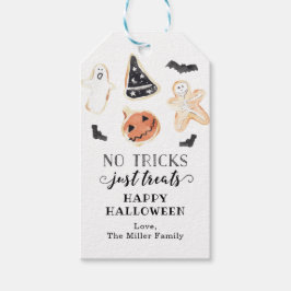 Keine Tricks nur Leckereien Halloween-Geschenktafe Geschenkanhänger