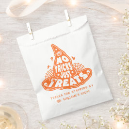 Keine Tricks nur Leckereien Halloween Orange Geschenktütchen