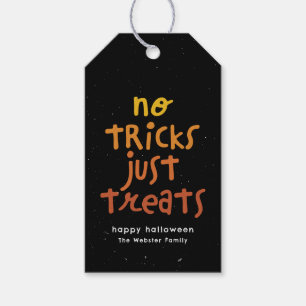 Keine Tricks nur Leckereien niedlich Spaß Hallowee Geschenkanhänger