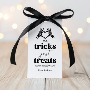 Keine Tricks nur Leckereien Skeleton Hand Hallowee Geschenkanhänger