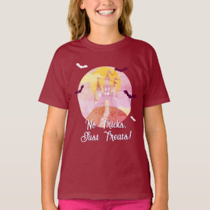 Keine Tricks nur Leckereien Spooky Castle Hallowee T-Shirt