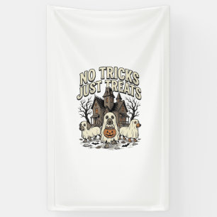 Keine Tricks, nur Süßigkeiten Halloween Dachshund Banner