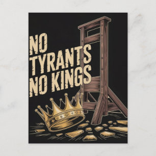 Keine Tyrannen Keine Könige Postkarte