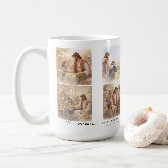 Keine unwichtige Person Kaffeetasse (Mit Donut)