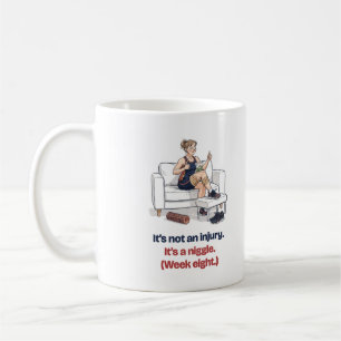 Keine Verletzung, nur ein kleiner Schmerz - Lustig Kaffeetasse