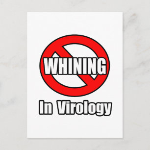 Keine Virologie Postkarte