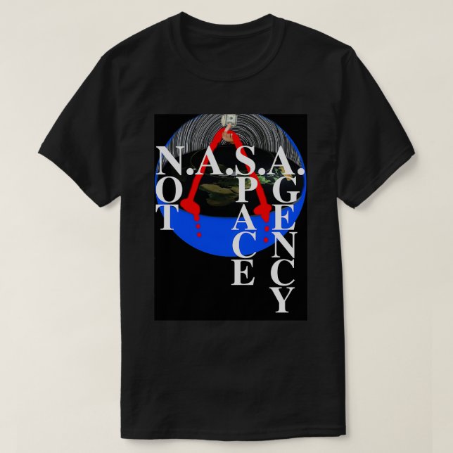 Keine Weltraumorganisation T-Shirt (Design vorne)