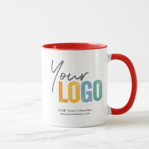 Keine Werbeartikel, Tasse für Farblogos